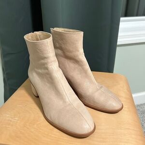 Leather boots